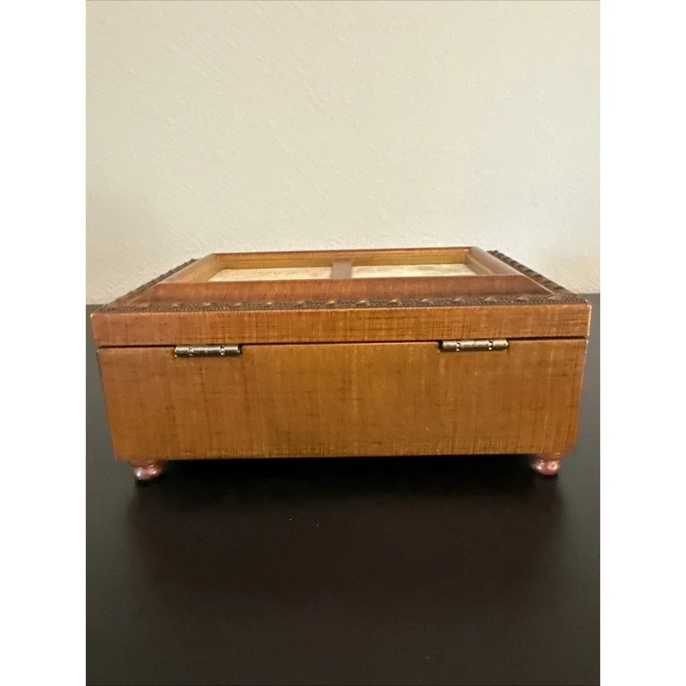 Cottage Garden Sankyo Jewelry Music Box & Photo Frame What a Wonderful World‎